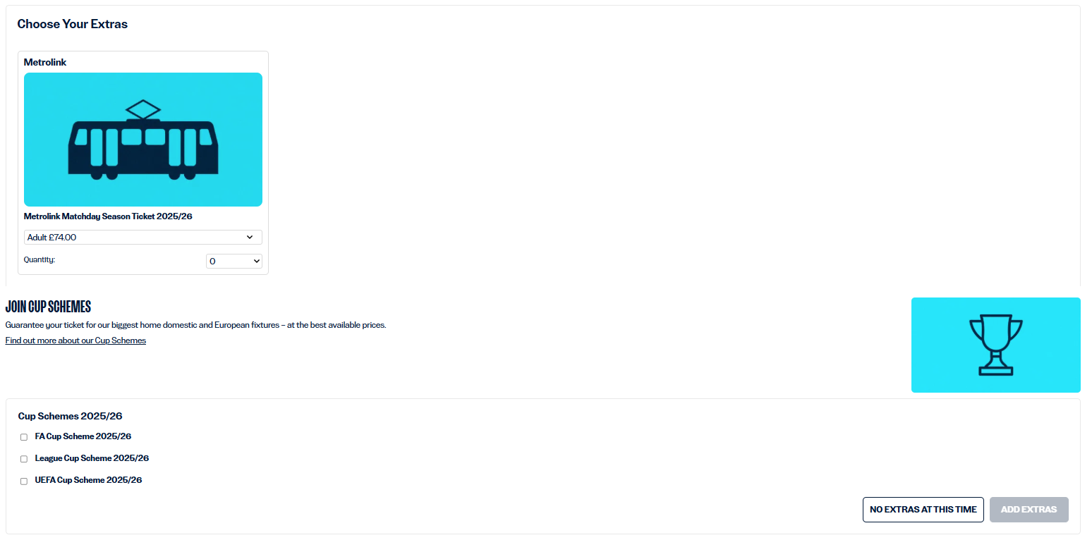 A white background with blue and red text